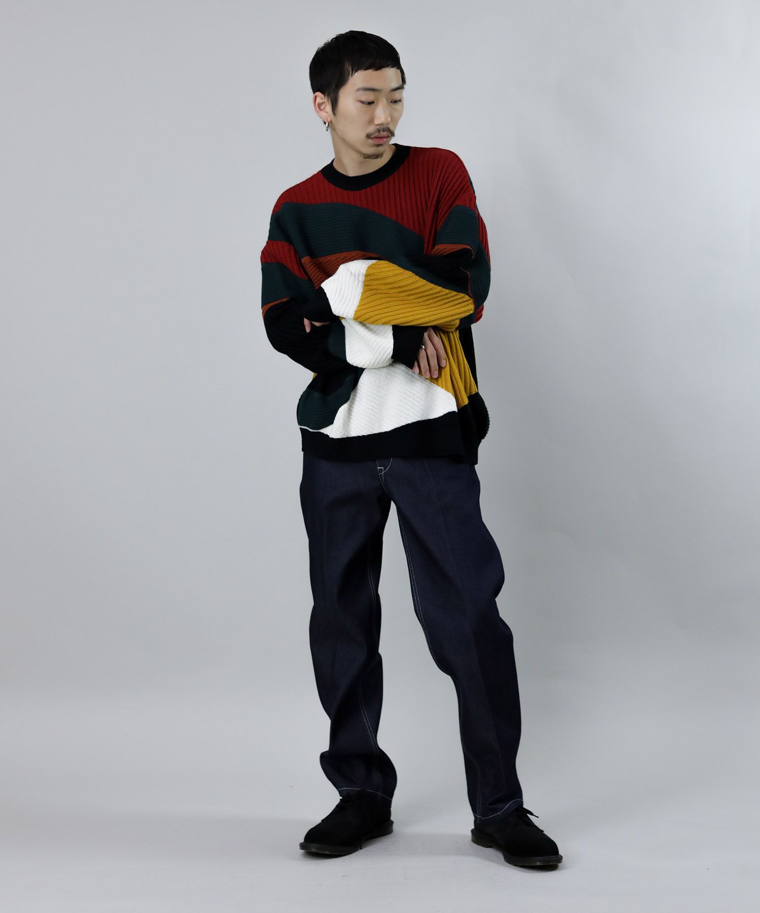 Iroquois - SHORT ROWS KNIT / イージーケア ニット / 278104