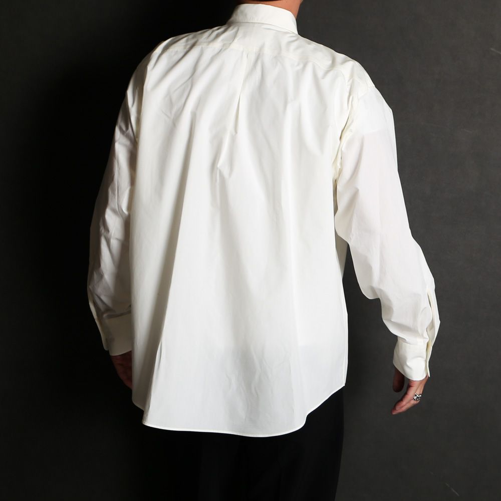 MARKAWARE - COMFORT FIT SHIRT - IVORY / オーガニックGIZA80/1タイプ