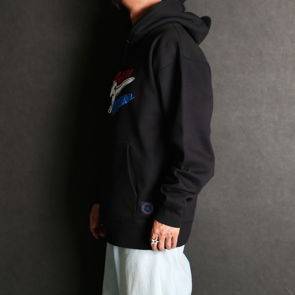 MASSES - × M&M / SWEAT HOODED WRENCH M - Black / プルオーバー