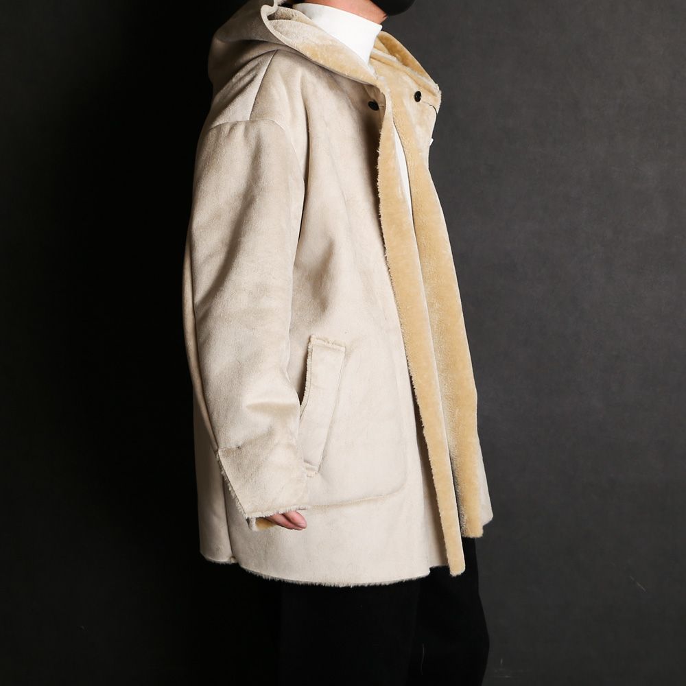 N.HOOLYWOOD - RIVERSIBLE HOODED COAT / 2222-CO06-008 peg