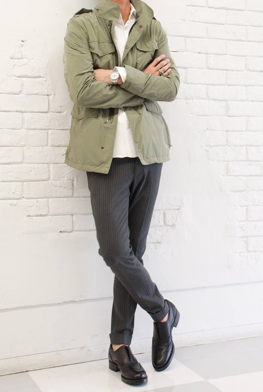 M-65ジャケットにスラックスパンツ。 | 1697 | chemical conbination