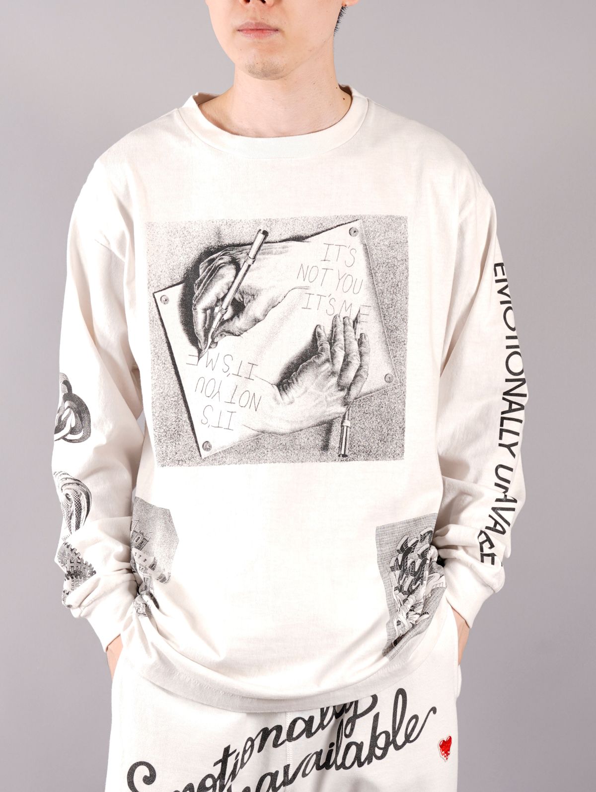 Emotionally Unavailable - ラスト1点 / LS HAND T / ロングスリーブ