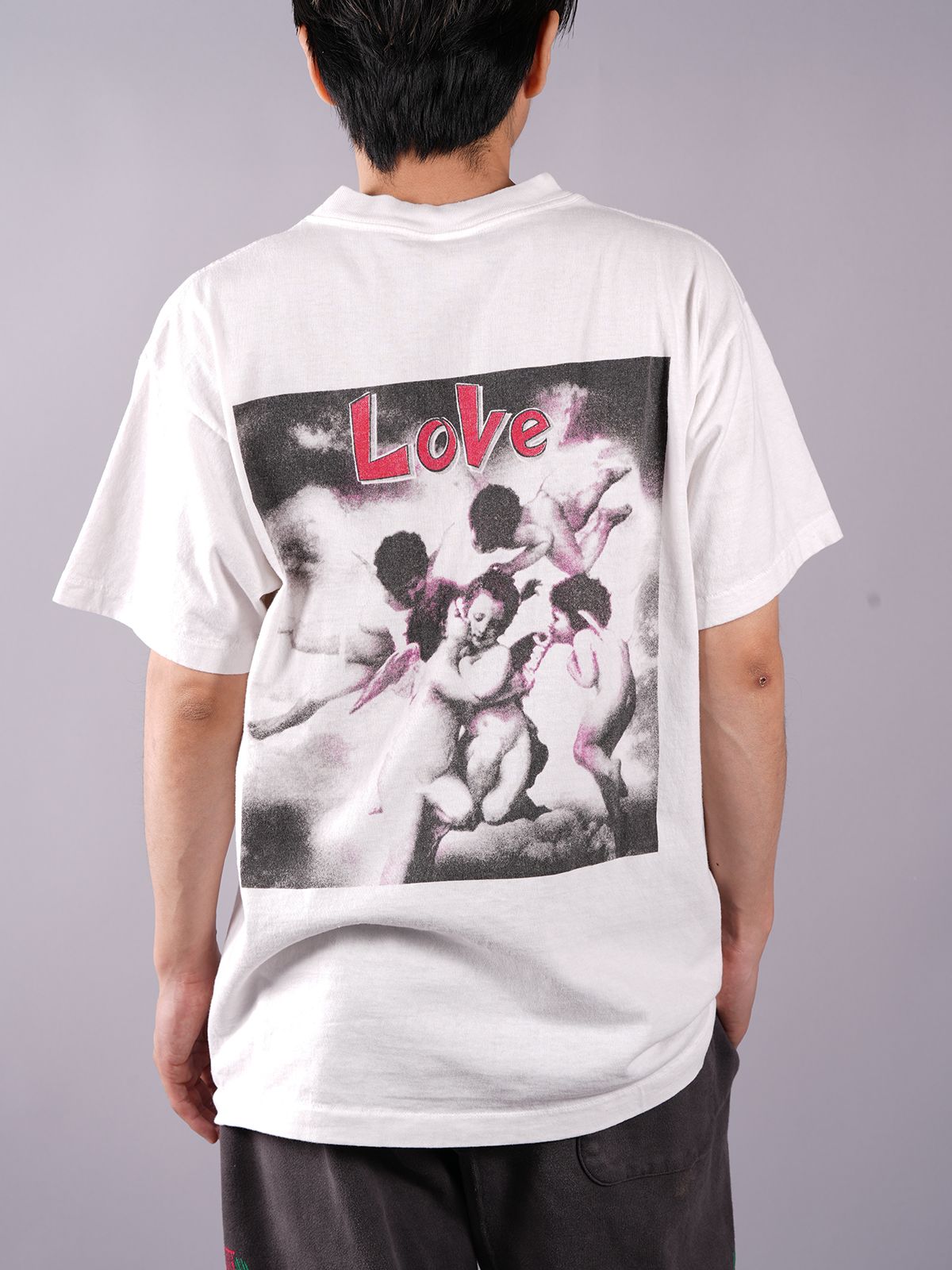 SAINT M×××××× - ラスト1点 / SM-S22-0000-001 / SS TEE / LOVE/WHITE