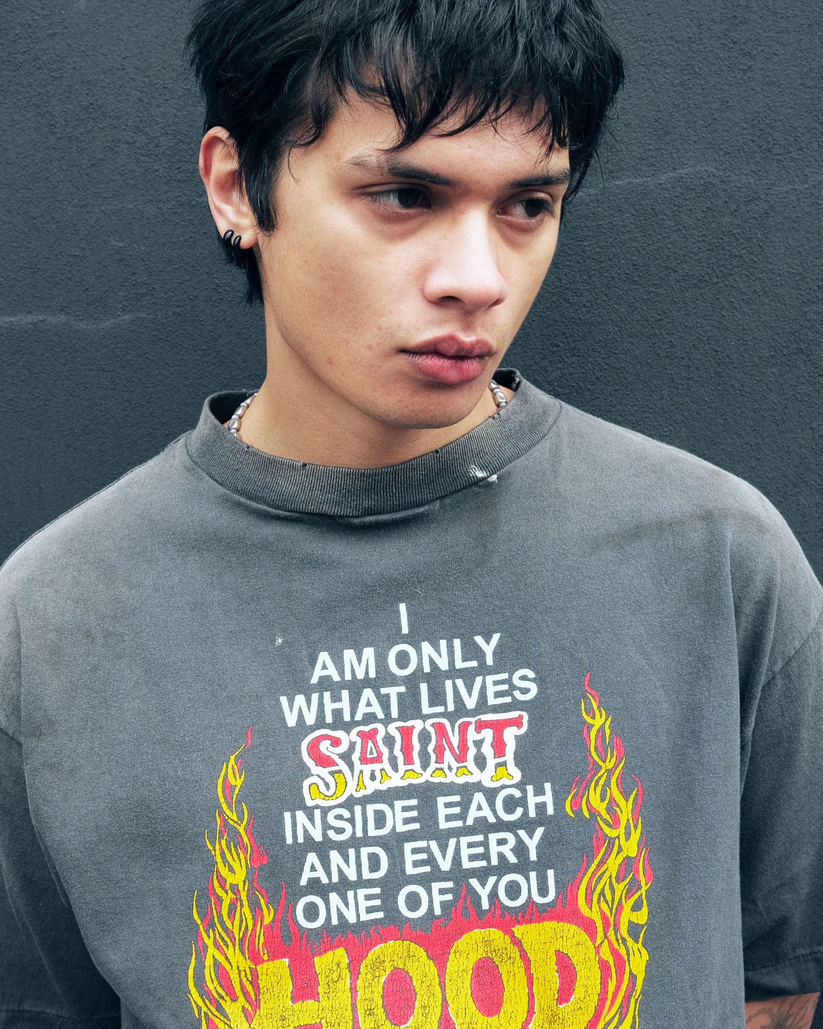 SAINT M×××××× - 【ラスト1点】【コラボ】SM-HR8-0000-C69 / STHD . SS