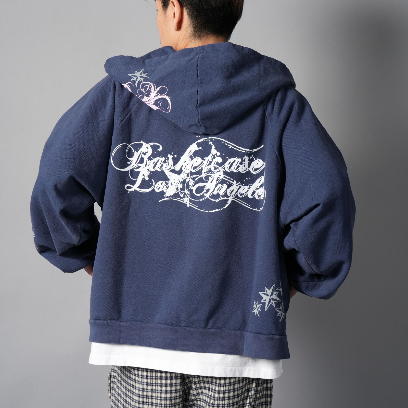 Basketcase - LEXI, zip up / ジップアップパーカー (ネイビーブルー