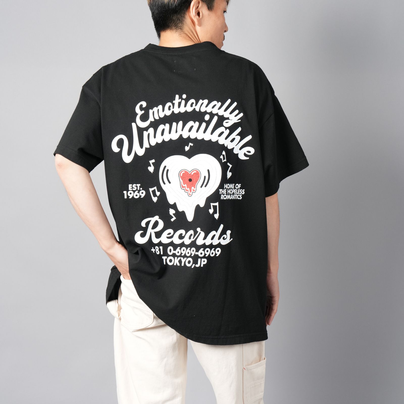 Emotionally Unavailable - 【ラスト1点】RECORDS TEE / レコード T