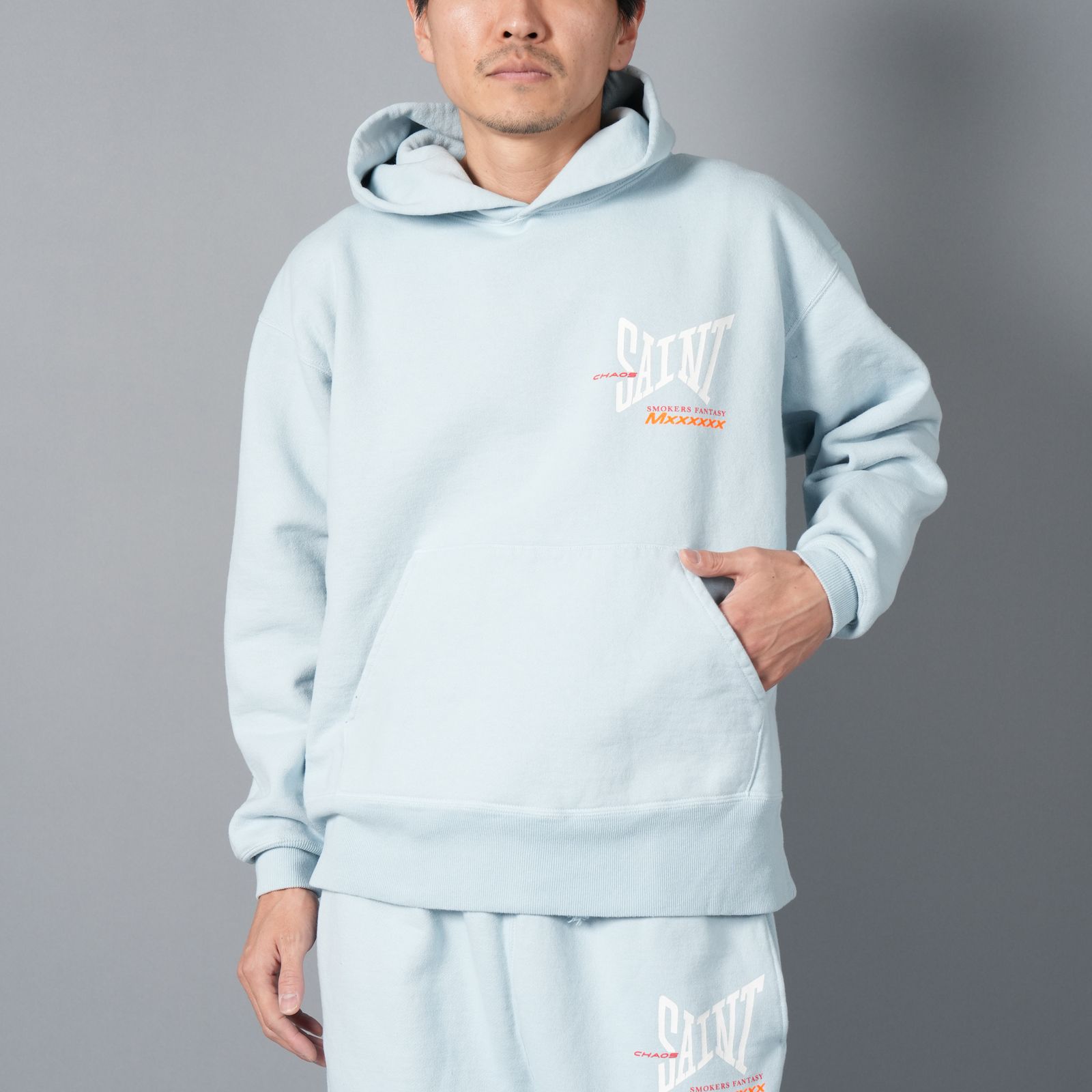 SAINT M×××××× - 【ラスト1点】SM-HR8-0000-048 / HOODIE / RIBON