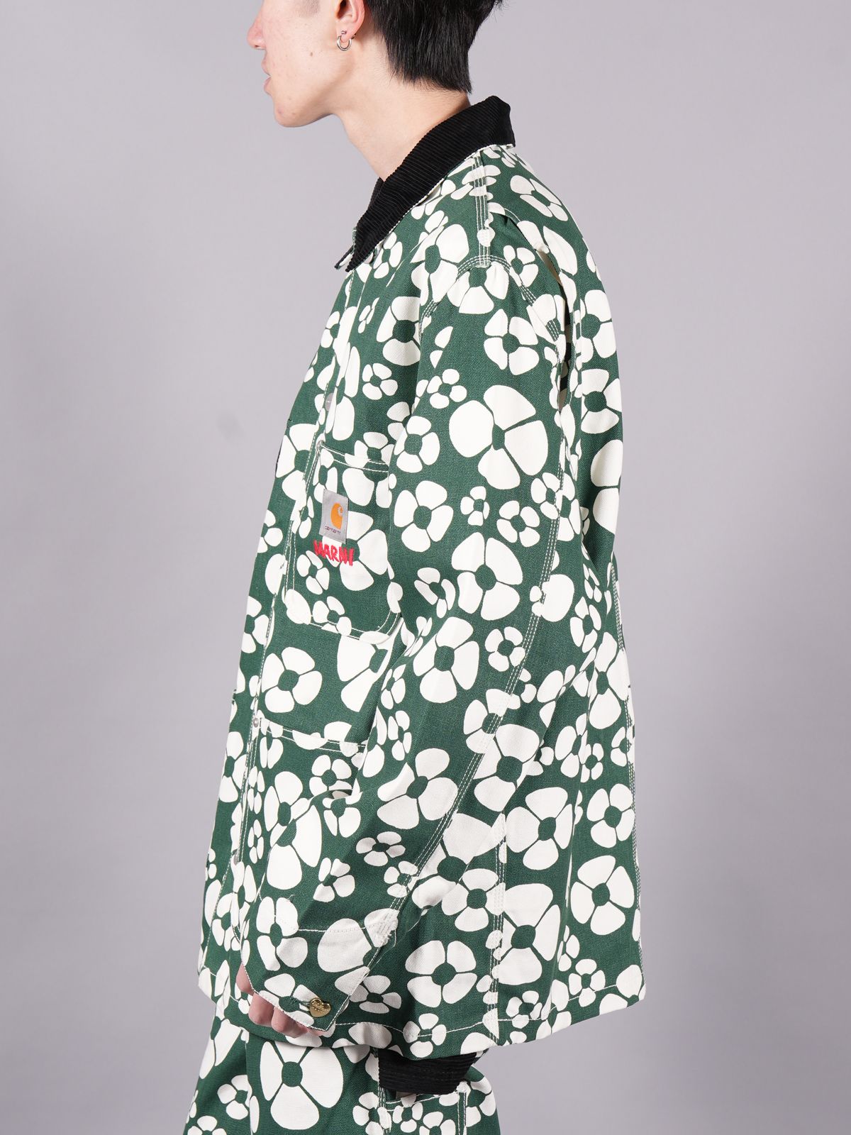 MARNI - 【ラスト1点】 MARNI X CARHARTT WIP - GREEN LONG-SLEEVED