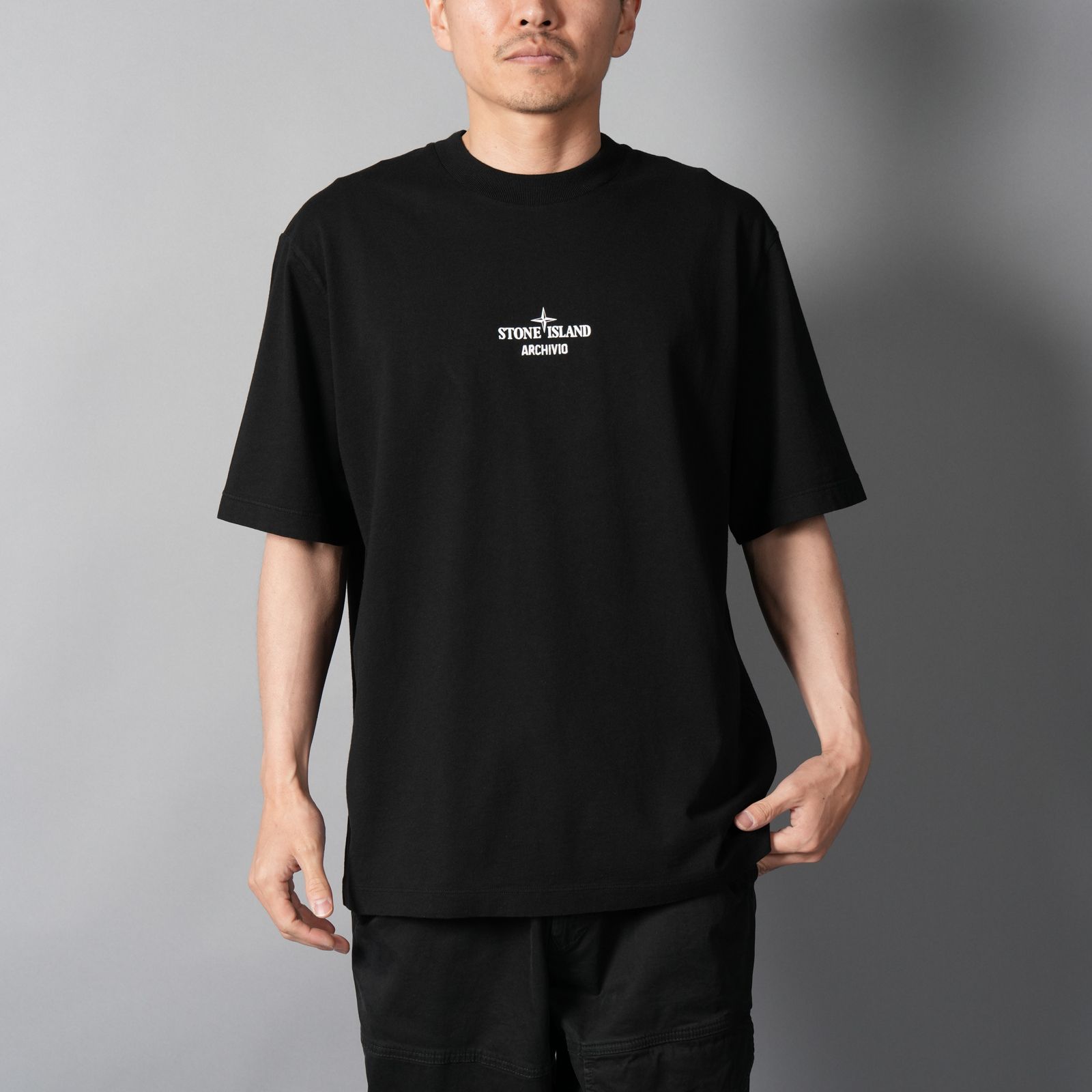 STONE ISLAND - 2100023 ORGANIC COTTON JERSEY / Tシャツ (ブラック