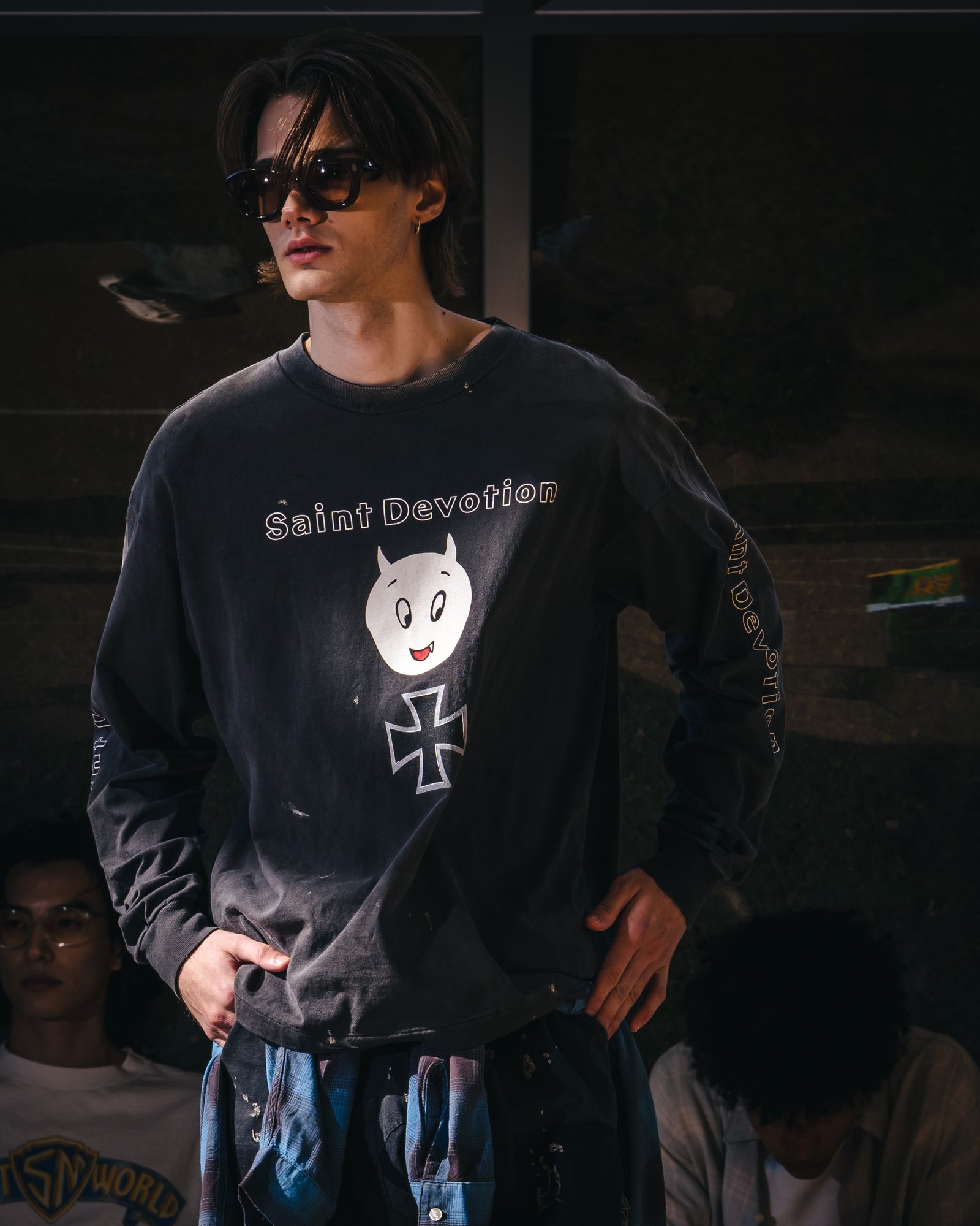 SAINT M×××××× - 【残りわずか】SM-MK8-0000-027 / LS T-SHIRT / SAINT