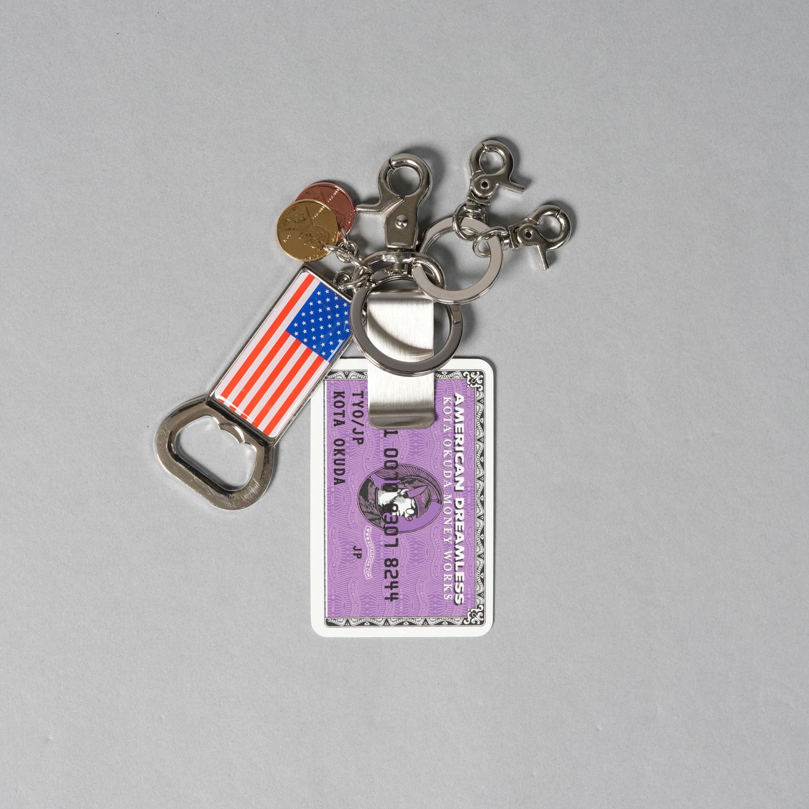 KOTA OKUDA - 【再入荷】MONEY CLIP KEYRING (STELL) / マネークリップ