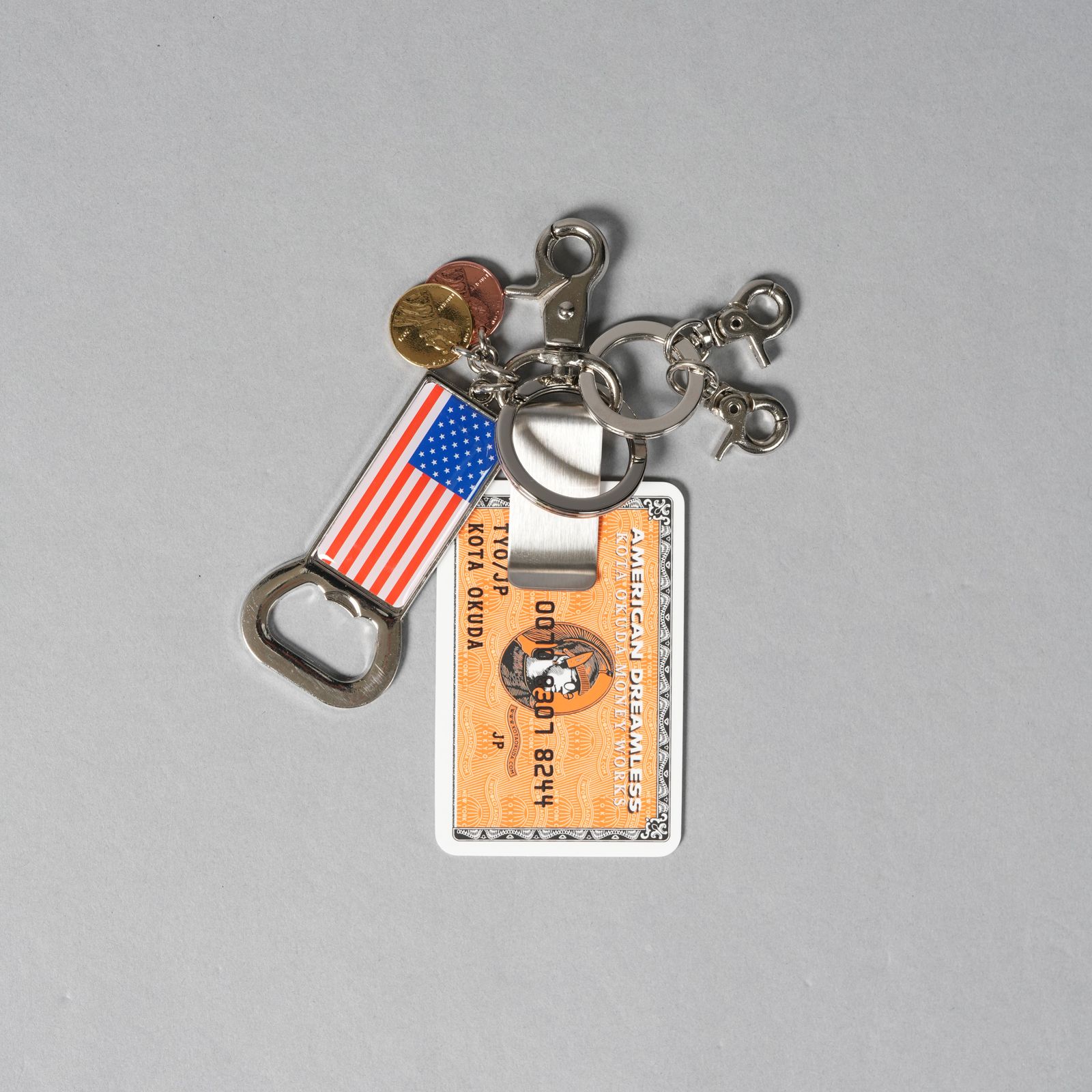 KOTA OKUDA - 【再入荷】MONEY CLIP KEYRING (STELL) / マネークリップ