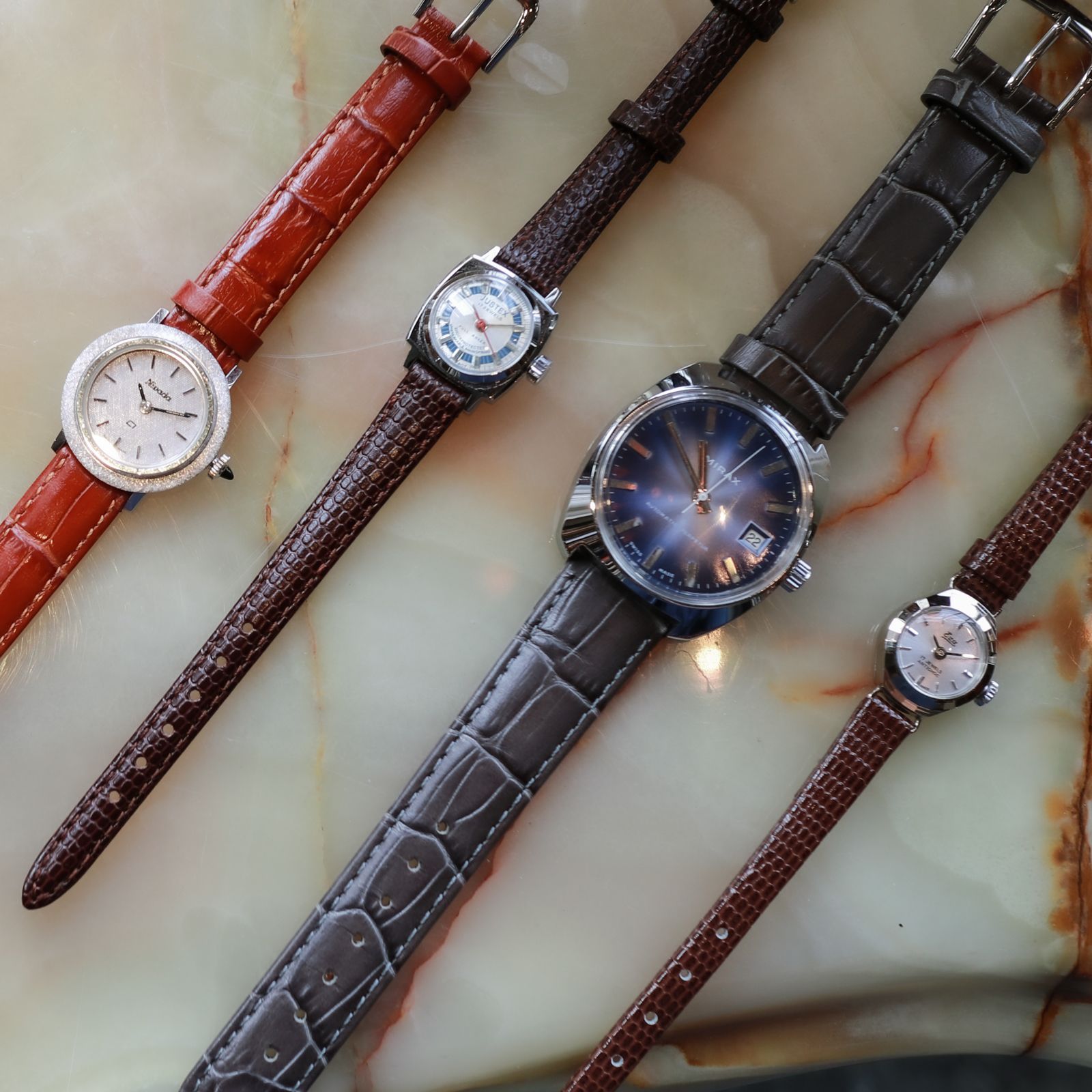 MIRAX」automatic date watch デッドストック1950s 自動巻き スイス