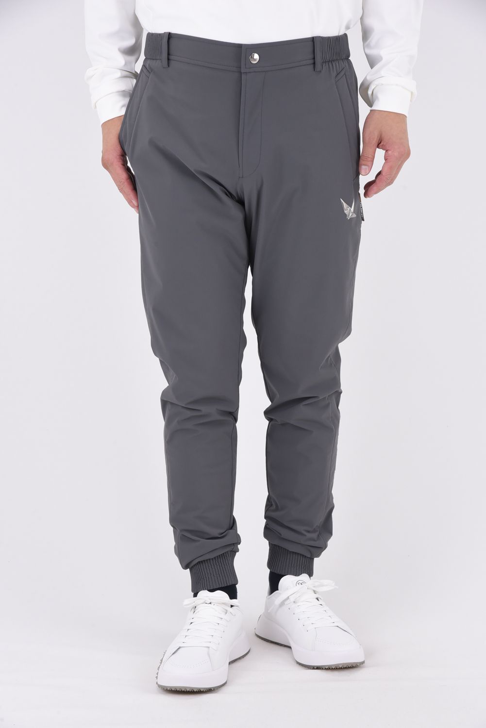 1PIU1UGUALE3 GOLF - RIB PANTS / ポーラテック リブパンツ (グレー