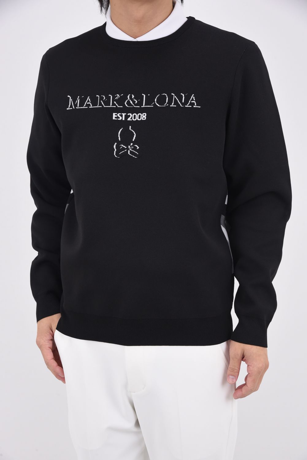 MARK&LONA - 【26SS】 GAUGE BACK PANEL CAMOUFLAGE CREW / オリジナル