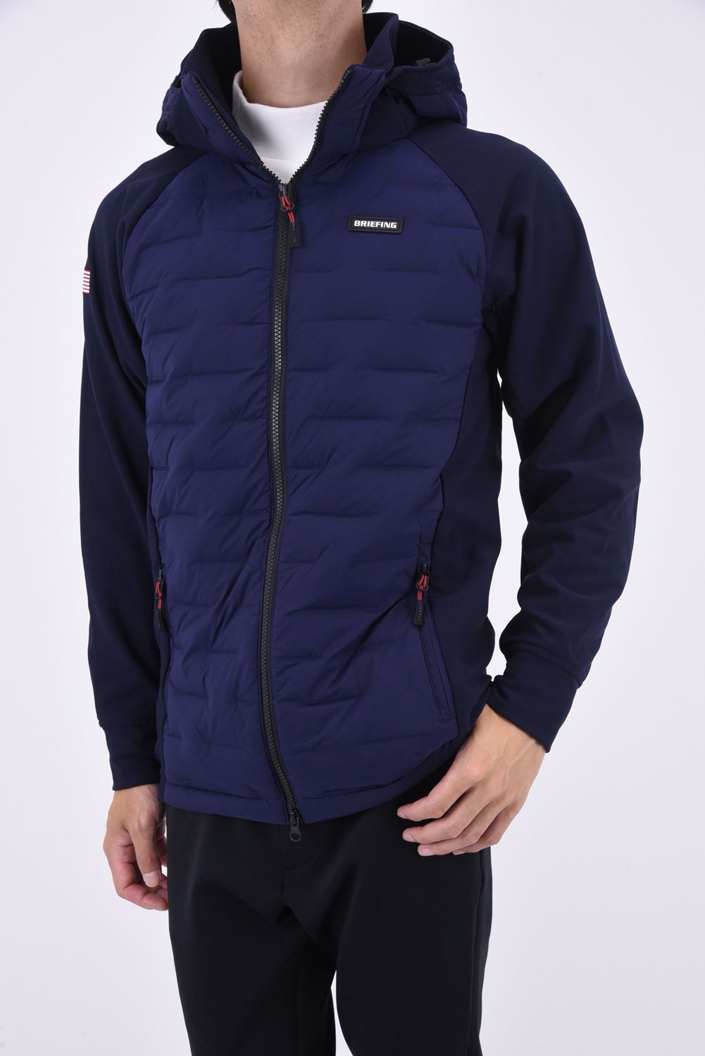 BRIEFING ハイブリッドダウンパーカー メンズ M 【公式通販】