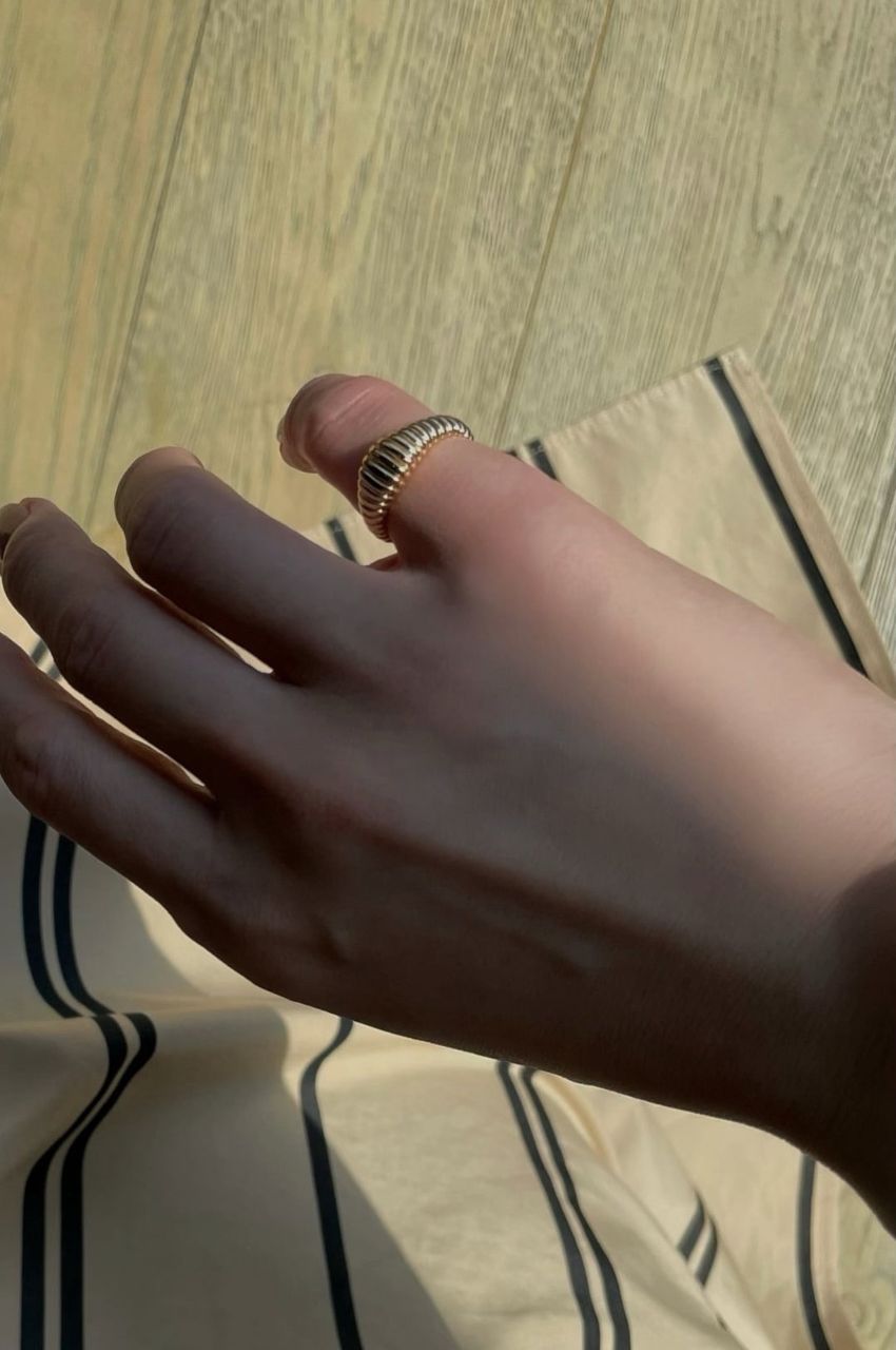 ASAMI FUJIKAWA - Shell Ring（pinky）2202008 Silver / ピンキー