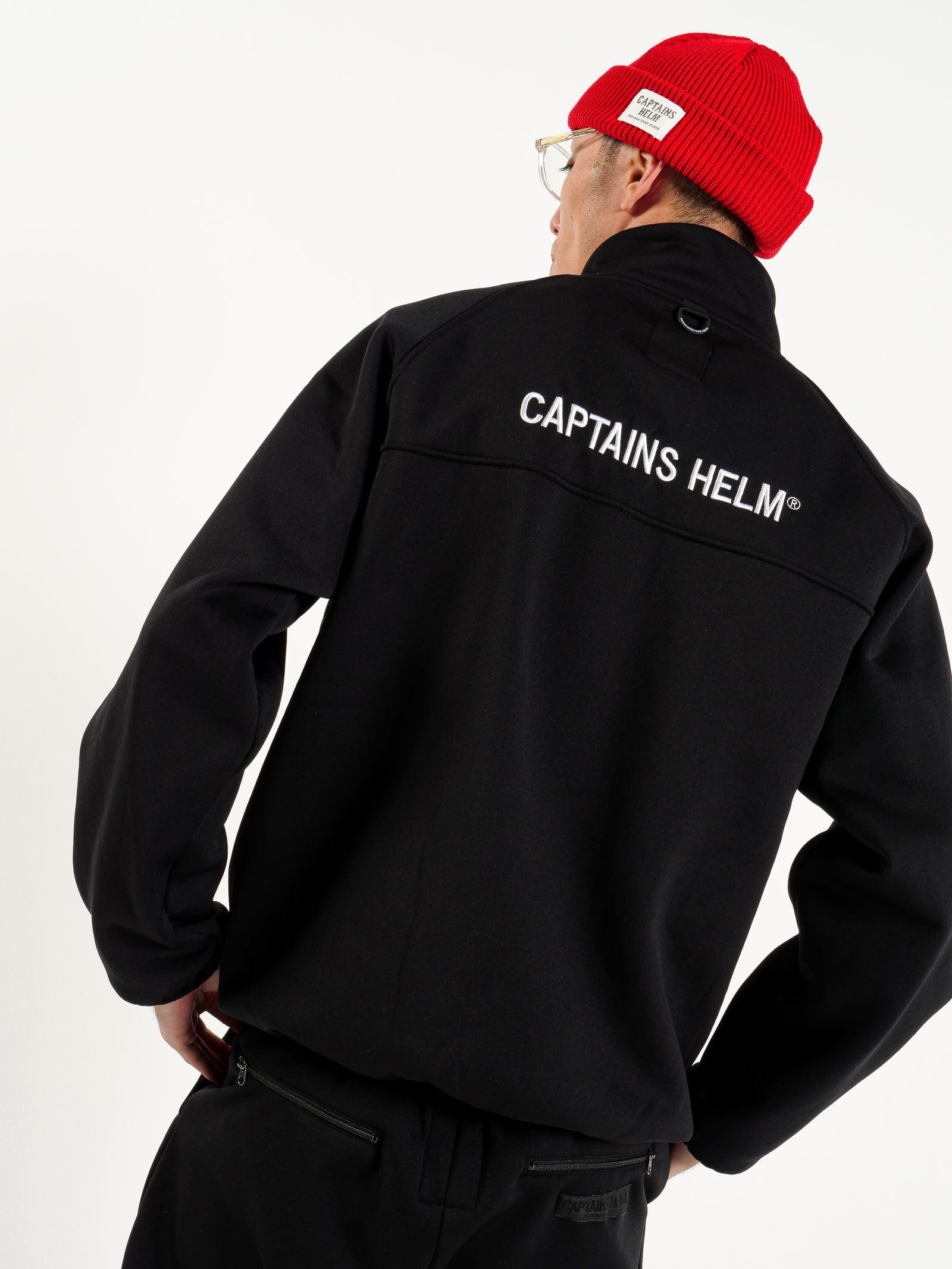 CAPTAINS HELM - 【ラスト1点】TM HALF-ZIP TEC JKT (BLACK) / テック