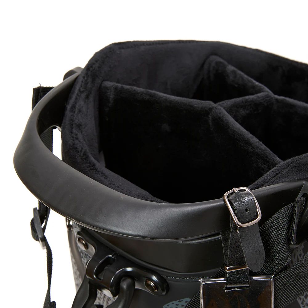 CALEE - ×OMNiX GOLF SNAKE PATTERN CADDIE BAG (BLACK) / ×オム