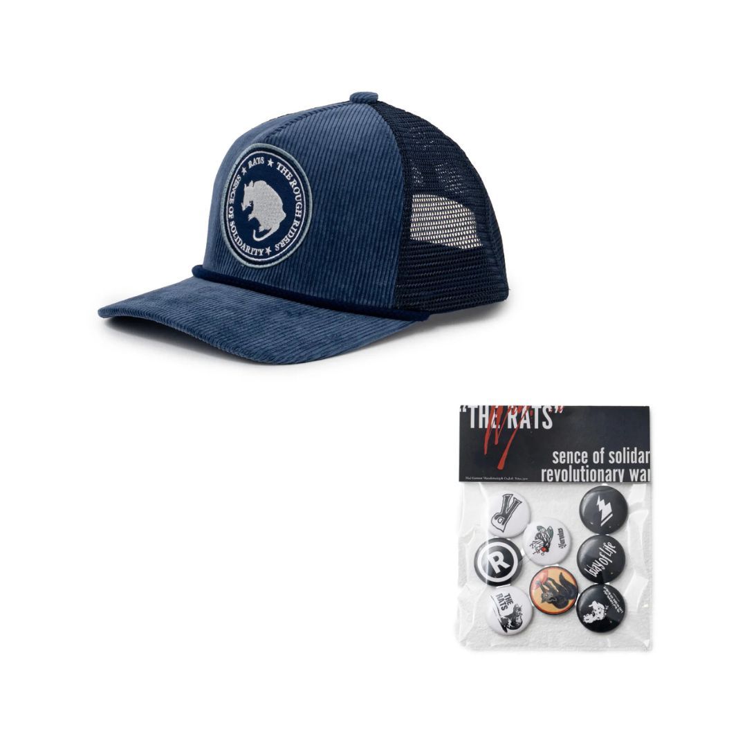 RATS 新作販売告知 / シックに仕上げたメッシュキャップ&人気のバッジ
