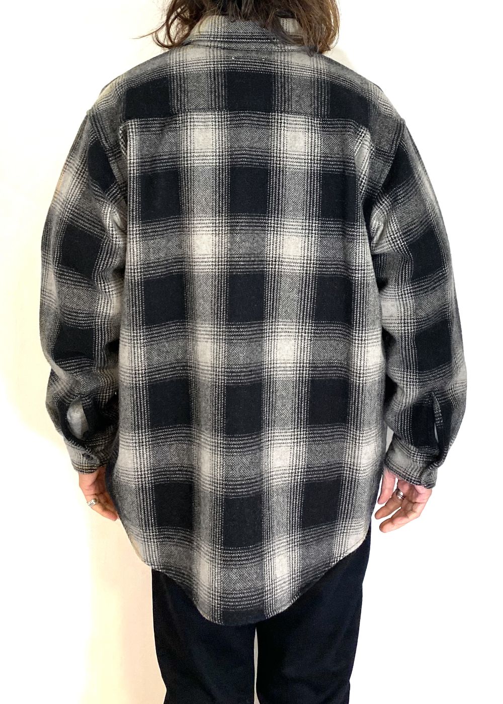 MINEDENIM - Wool Flannel Ombre Work SH (WPT) / オンブレチェック
