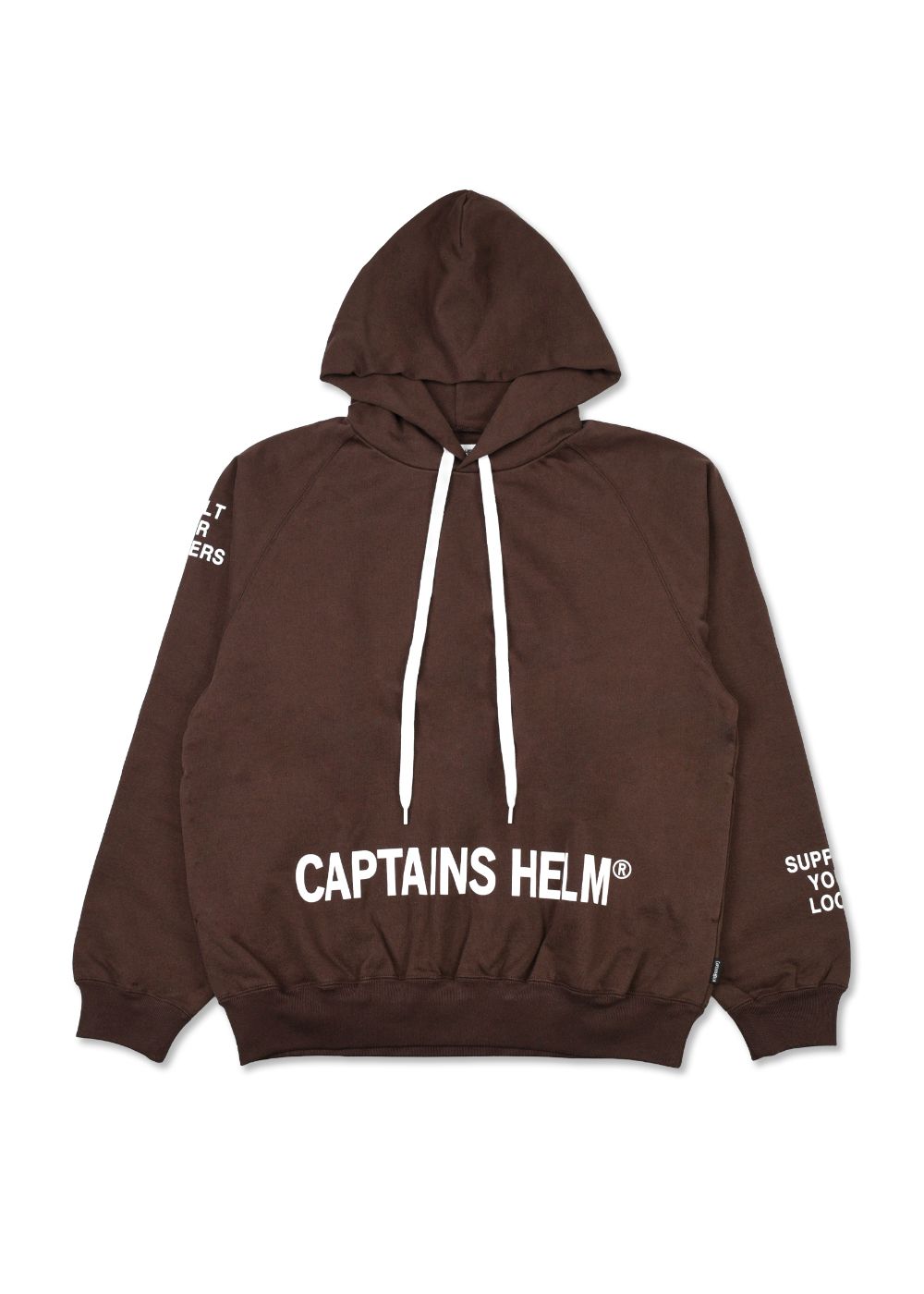 CAPTAINS HELM - TM LOGO HOODIE (BLACK) / ロゴ プリント スウェット