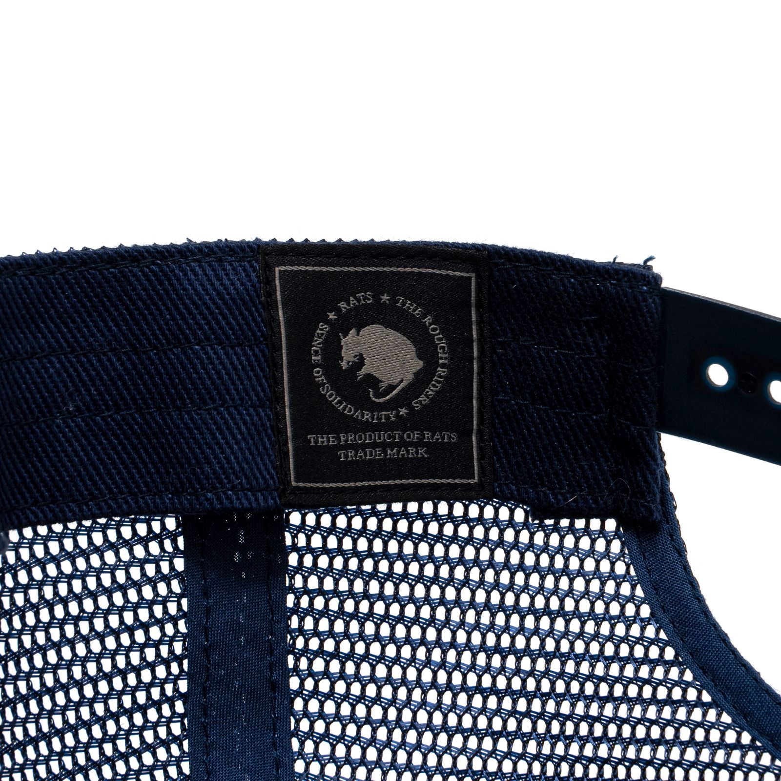 RATS - CORDUROY MESH CAP (NAVY) / サークルロゴ メッシュキャップ