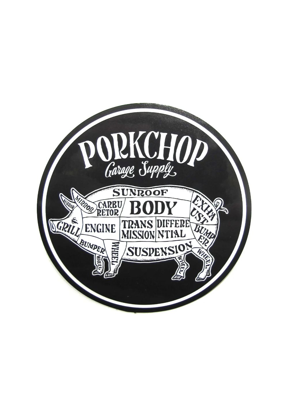 PORKCHOP GARAGE SUPPLY - 【ラスト1点】PORKCHOP CIRCLE STICKER