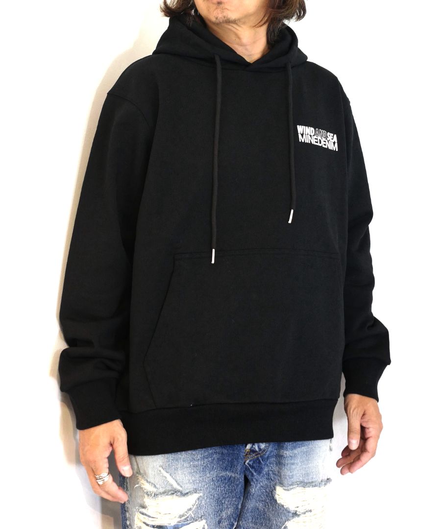 MINEDENIM - ×WDS Photo Hoodie (BLACK) / ウィンダンシー コラボ