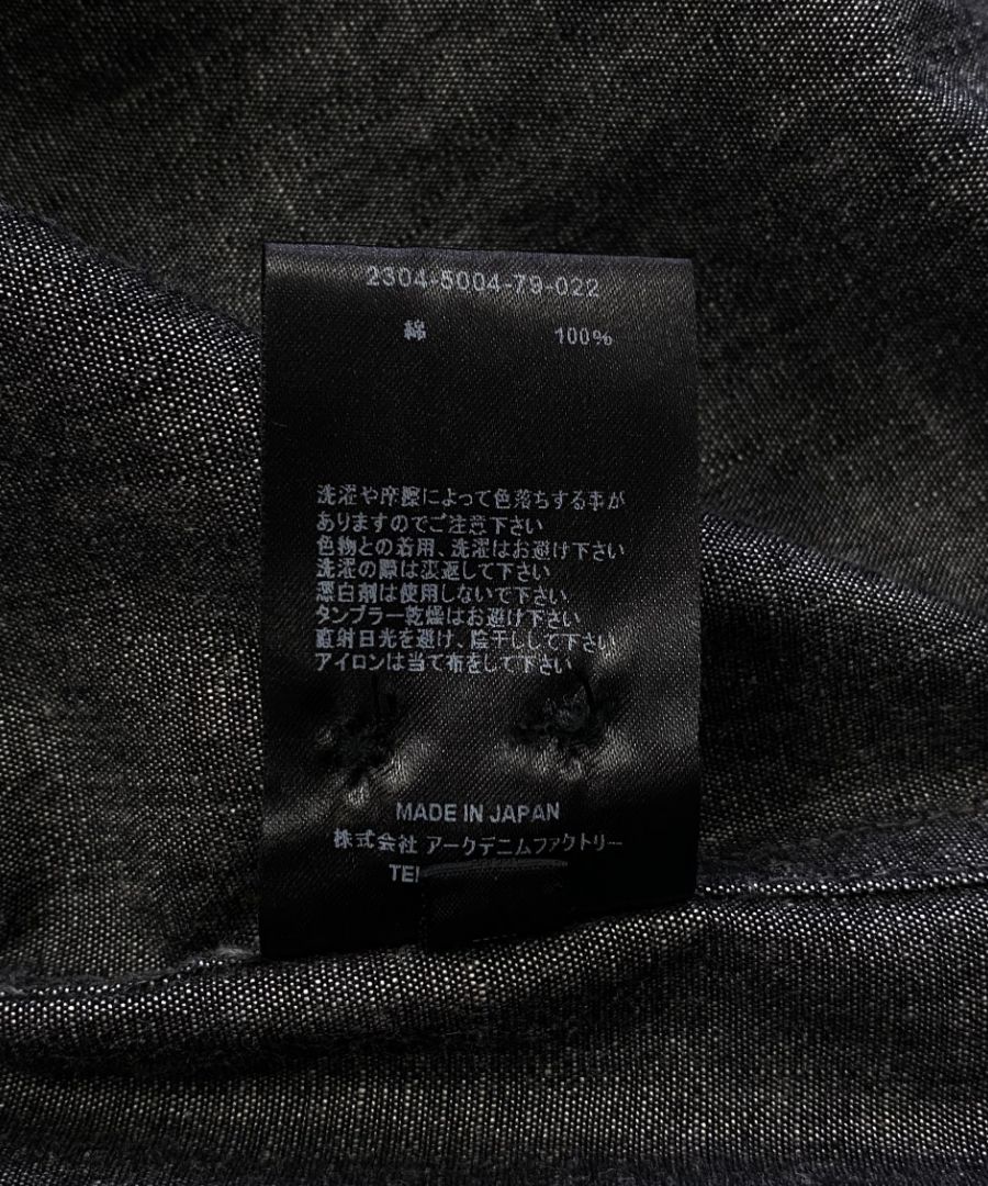 MINEDENIM - Chambray Open Collar L/S SH (CGR) / シャンブレー