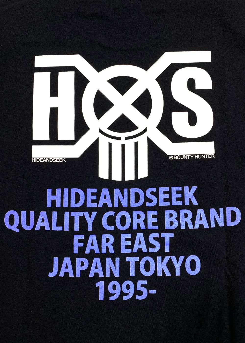 HIDE AND SEEK - HS×BH L/S TEE (WHITE) / バウンティーハンター