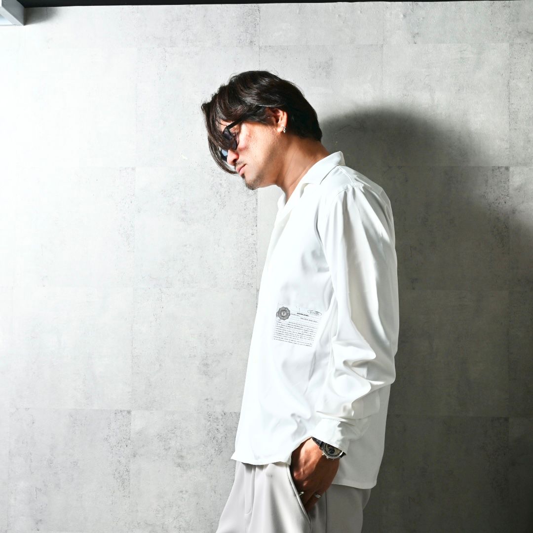 DELAY - WILL SHIRTS / DP1-SH-001 / ウィルプリントオープンカラー