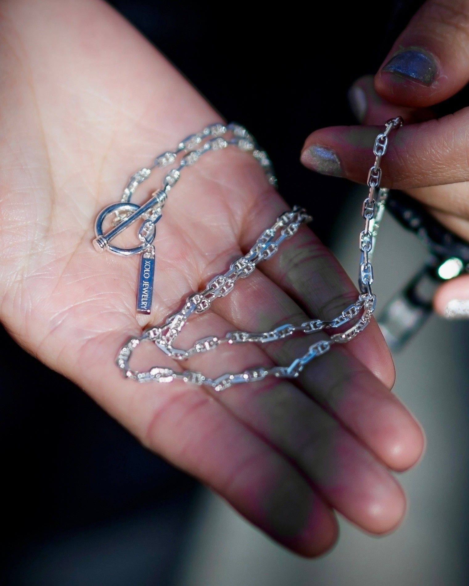 XOLO - XOLO JEWELRY ショロジュエリー / Solid Anchor Link Necklace