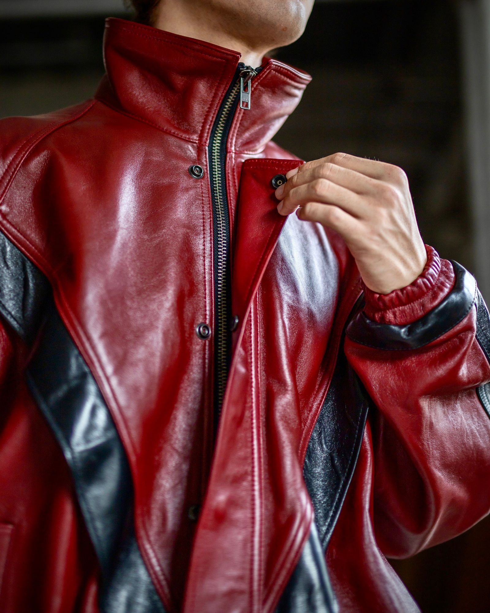 doublet 新作LEATHER TRACK JACKET style | 5013 | MARK