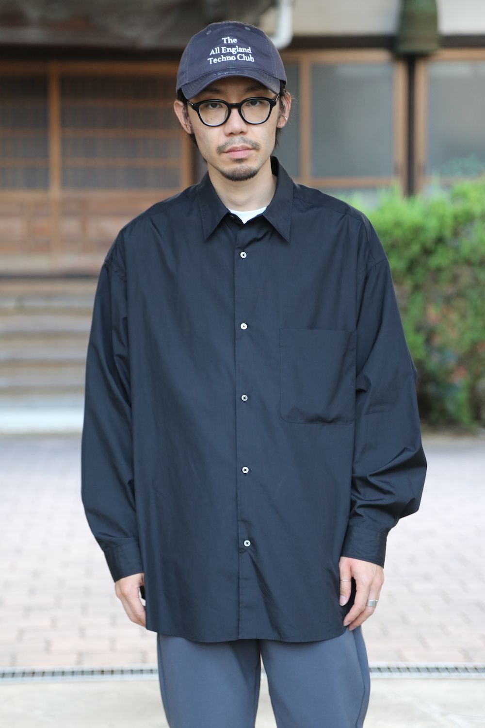 Graphpaper Broad L/S Oversized Regular Collar Shirt