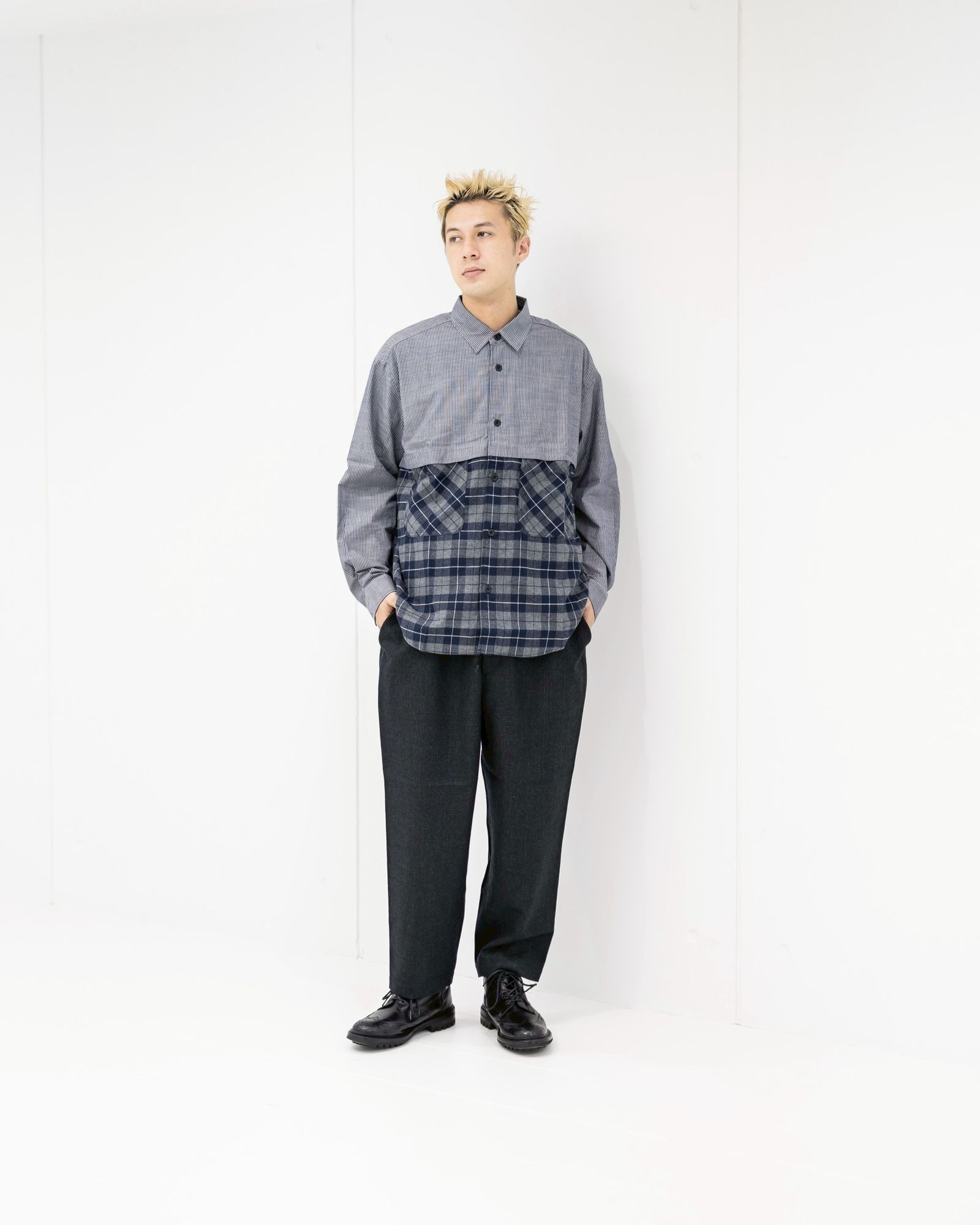 COMME des GARCONS HOMME - コムデギャルソンオム25FW 綿ストライプ