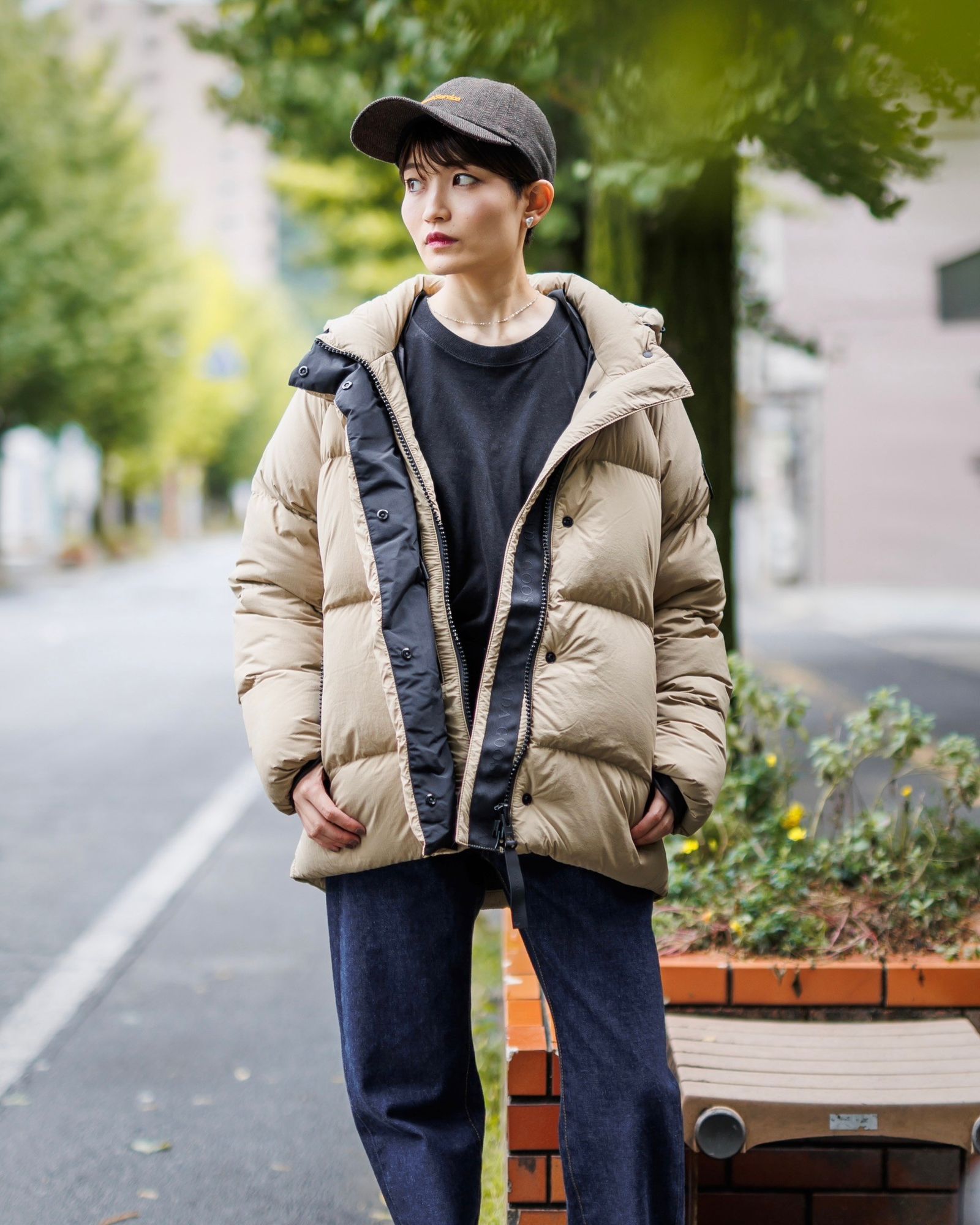 CANADA GOOSE レディース新作Bryden Puffer Black Label style.2024.10
