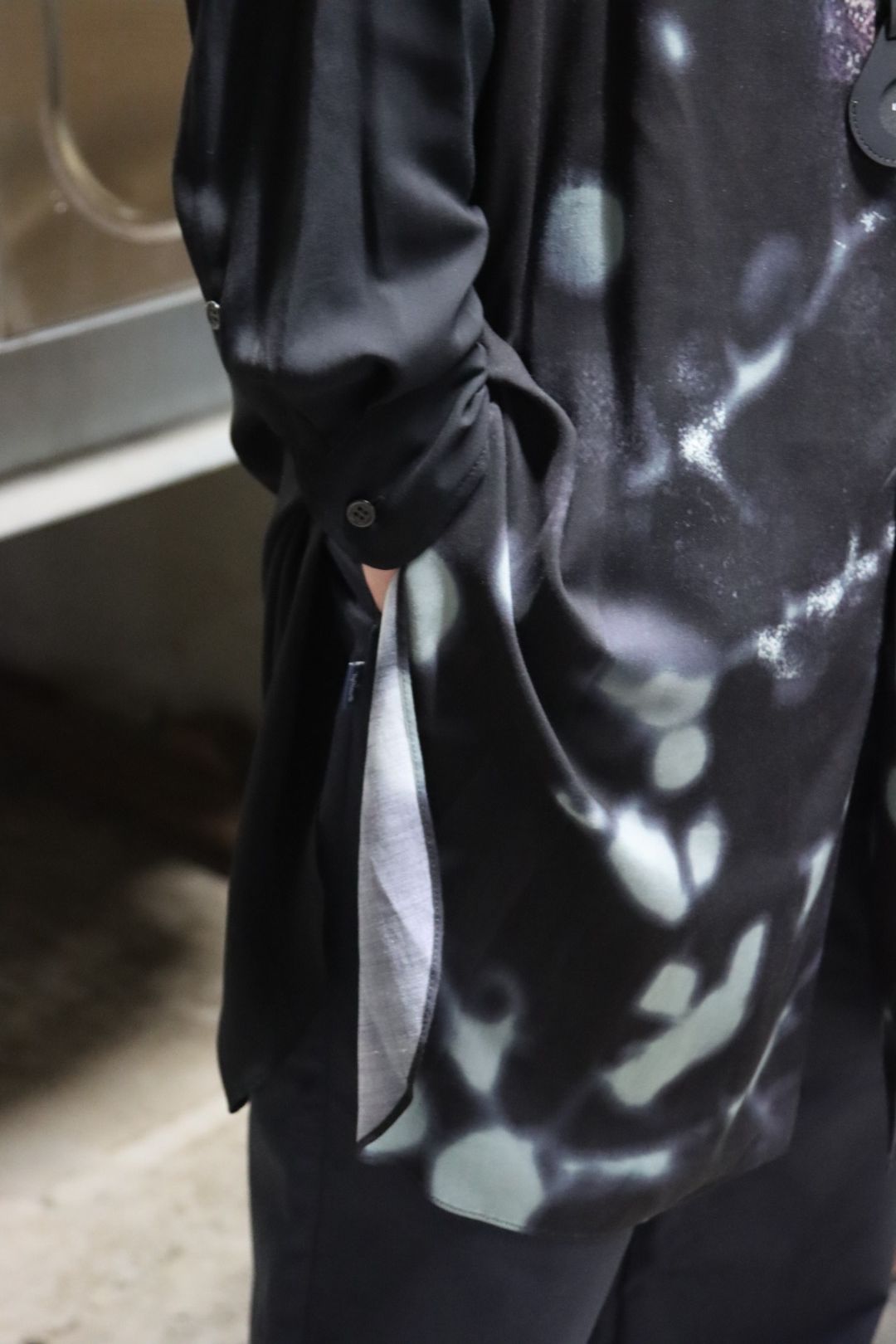 yohji yamamoto プリントオーバーサイズシャツ style.2022.12.11