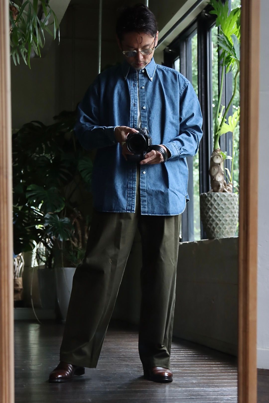 A.PRESSE 22FW BD Denim Shirtスタイル | 2689 | MARK