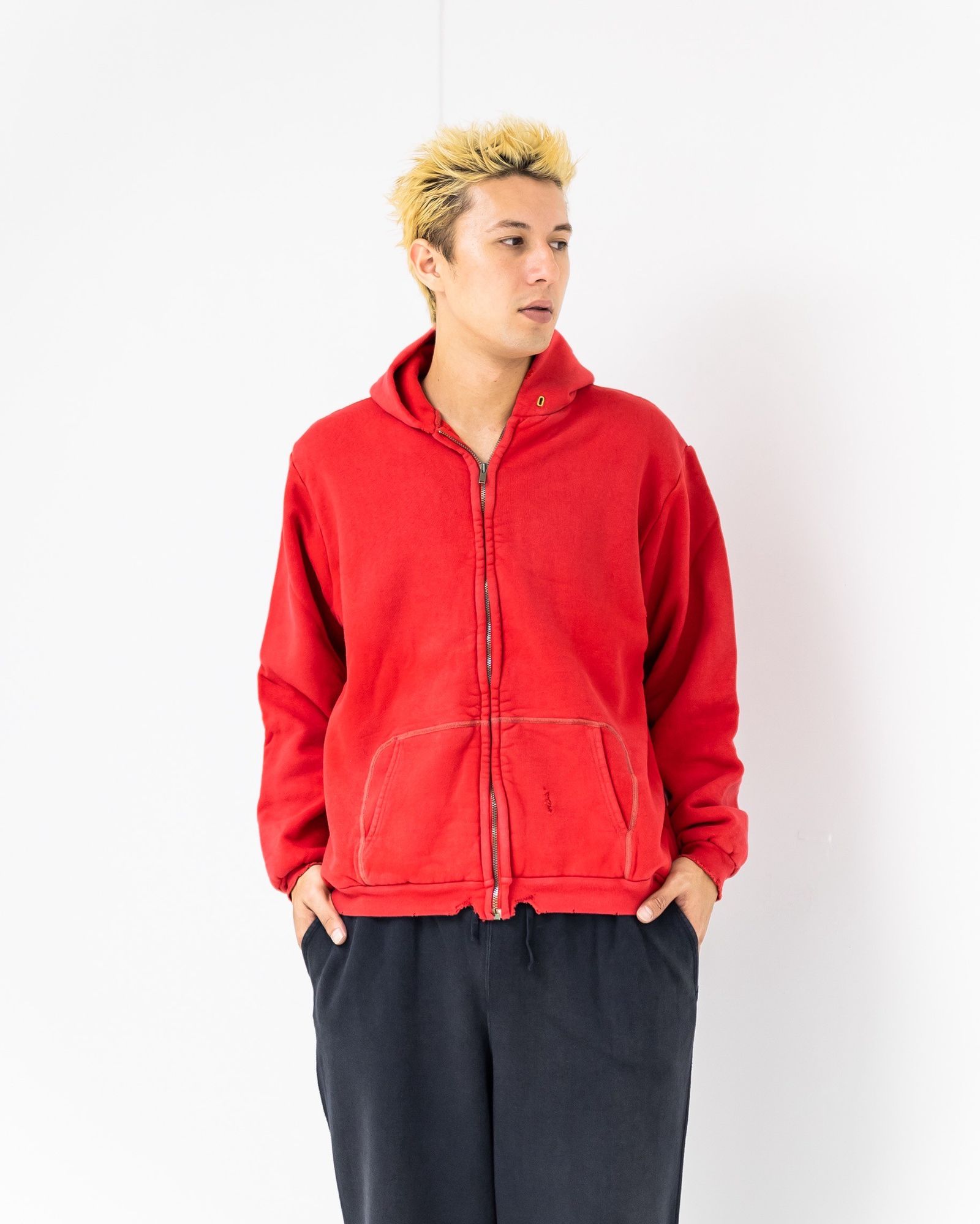 A.PRESSE - アプレッセ 2025 STYLE2 Vintage Zip Sweat Hoodie(25AAP