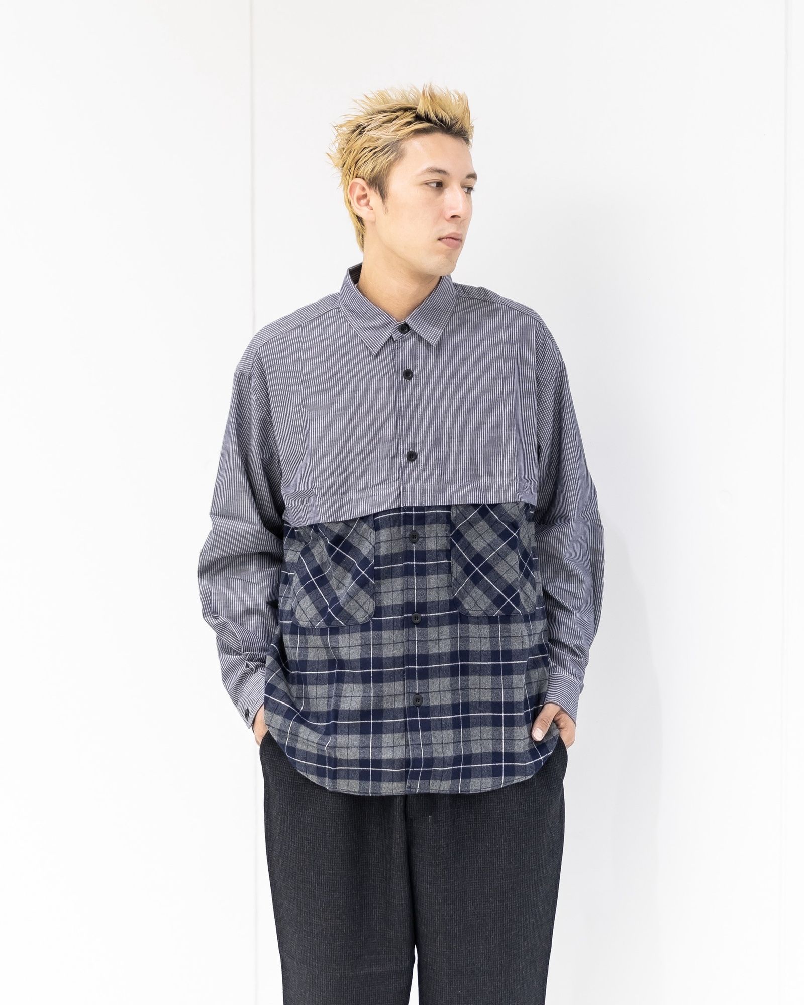 COMME des GARCONS HOMME 綿ストライプシャツ 10月3日(金)新作発売