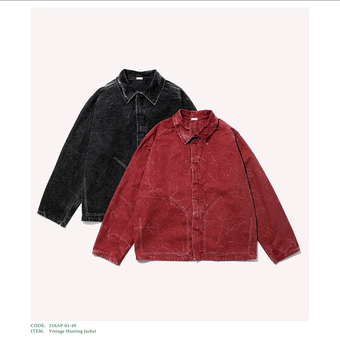 A.PRESSE - アプレッセ 2025 STYLE2 Vintage Hunting Jacket(25AAP-01