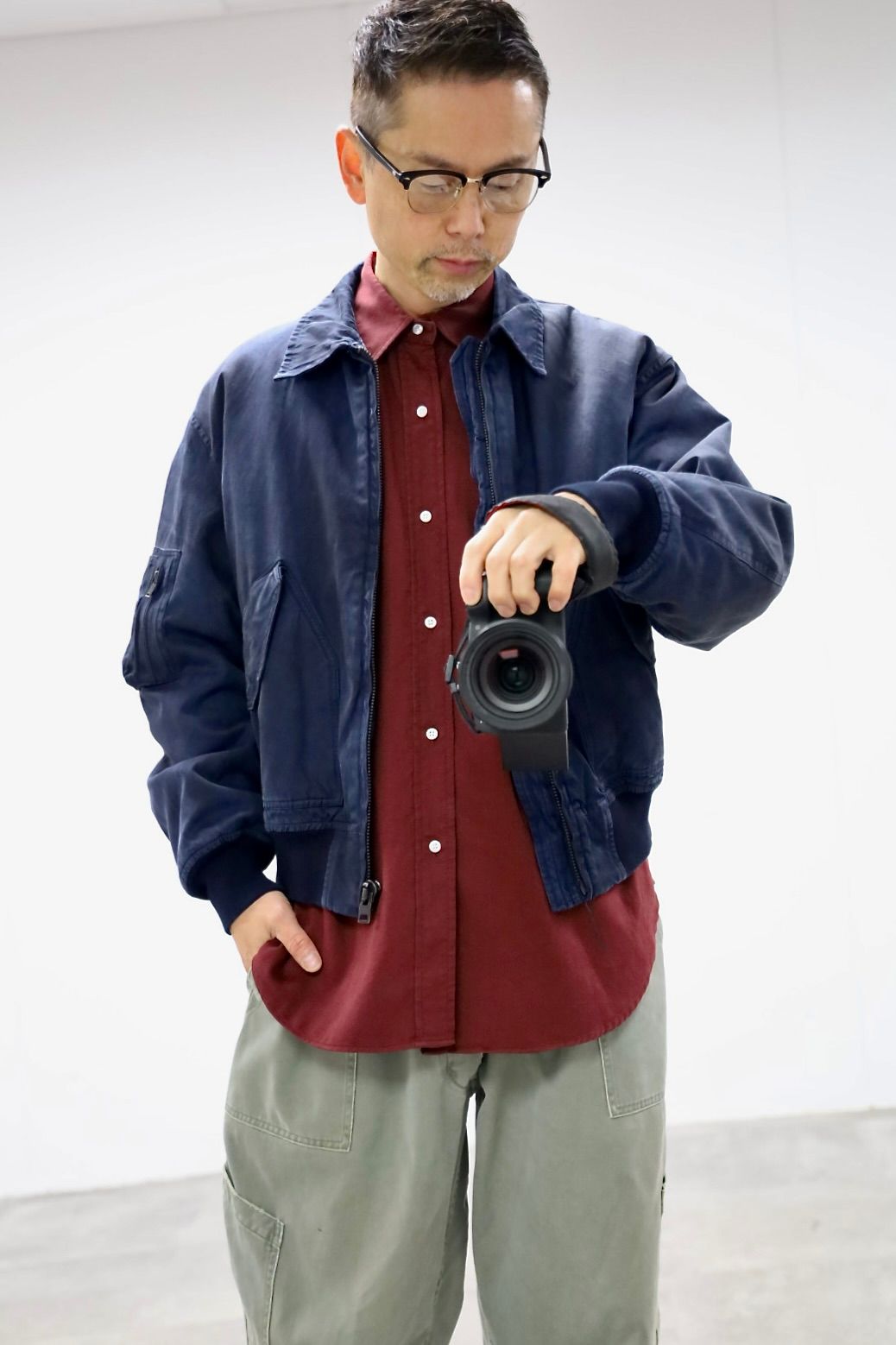 A.PRESSE - アプレッセ 2026 STYLE1 Vintage Silk CWU-45 Flight