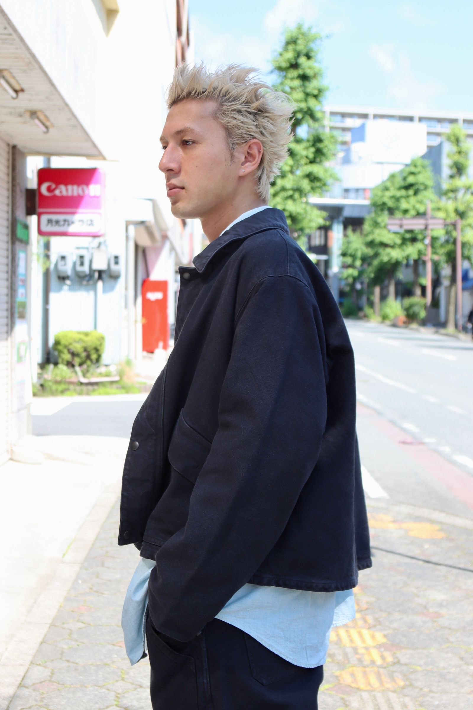 A.PRESSE Vintage Silk Hemp Hunting Jacket☆新作発売！ | 6840 | MARK