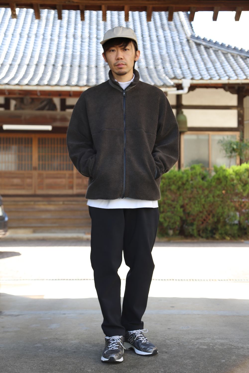 Graphpaper Wool Boa Zip-Up Blouson style.2020.10.4. | 1282 | MARK