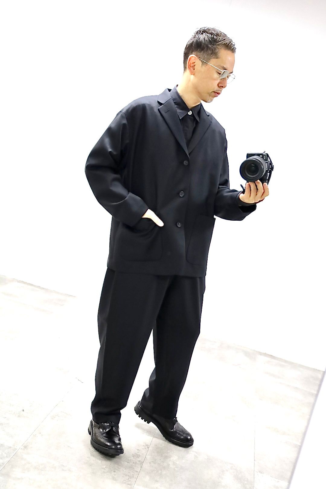 COMME des GARCONS HOMME - コムデギャルソンオム26SS ウールギャバ3B