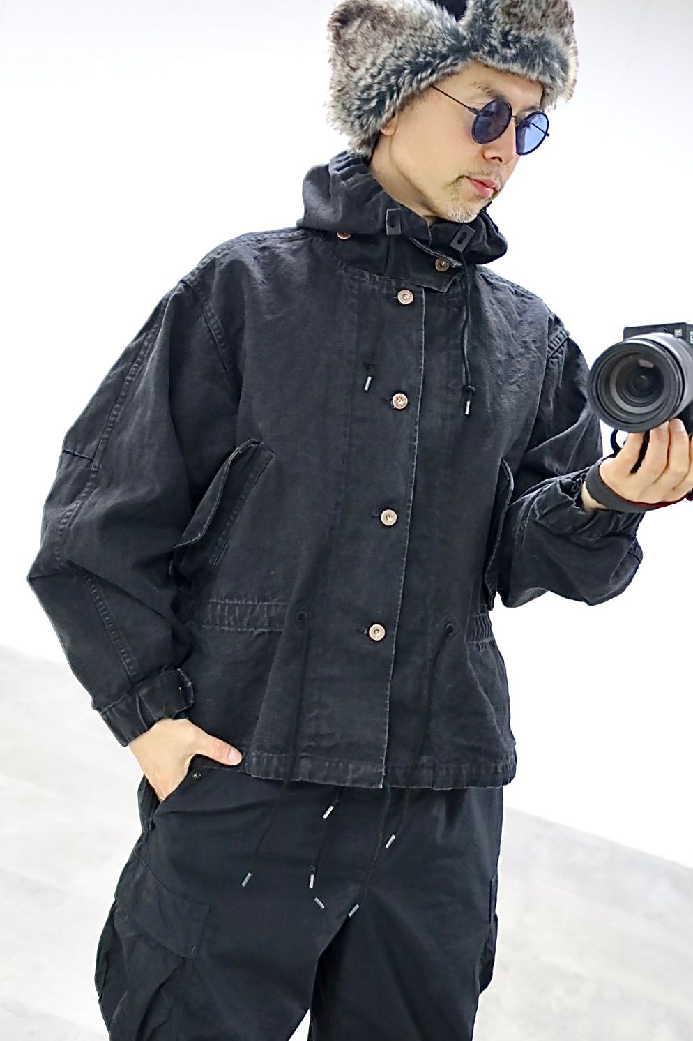 Gurank - Gurank グランク 26SS CH Mountain parka (2611)BLACK☆新作