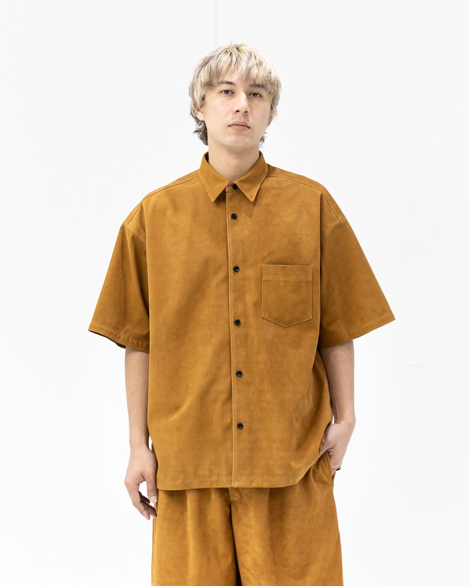 Graphpaper - グラフペーパー26SS Cow Nubuck Leather S/S Oversized