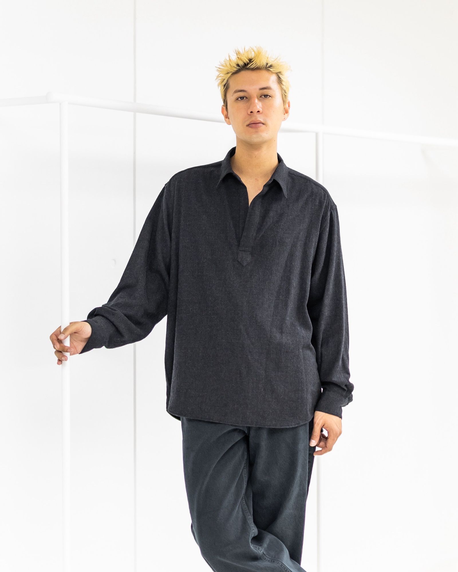 A.PRESSE Wool Skipper Shirt 9月27日(土)新作発売！ | 7215 | MARK