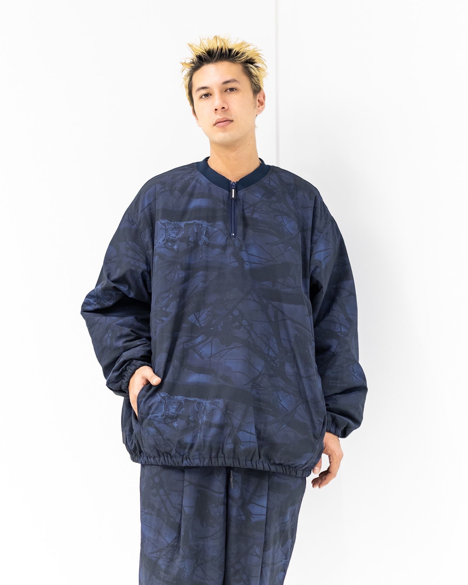 Stripes For Creative - S.F.C 25FW エスエフシー BASEBALL HALF ZIP